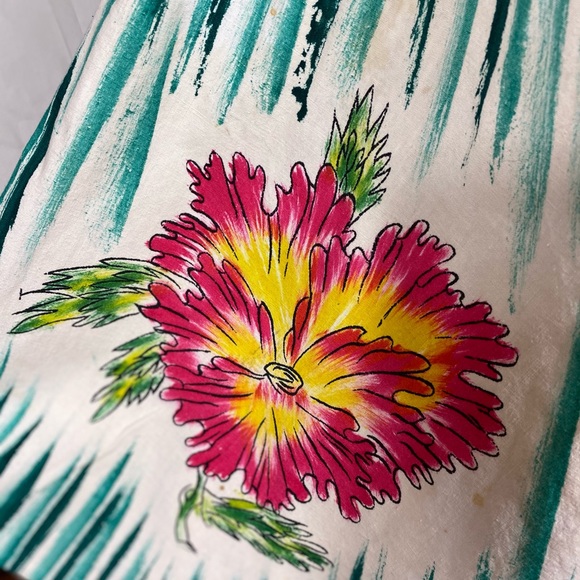 Vintage Maya  Handpainted  circle skirt sz 16 - Picture 7 of 11